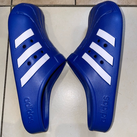 Never Worn Adilette Clogs in Color Royal Blue Size 7 in Men - Picture 9 of 16